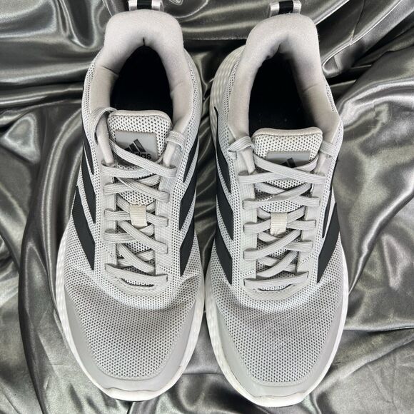 Adidas Mens Edge Gameday EG1444 Gray Black Running Shoes Sneakers Size 6.5 US/39 - Picture 15 of 17